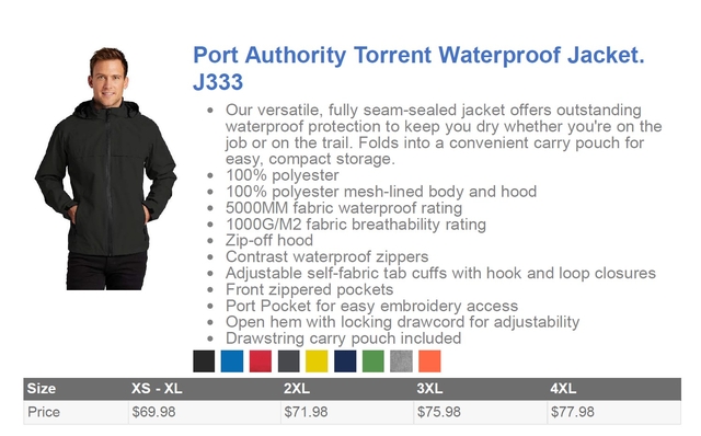 Port Athority J333