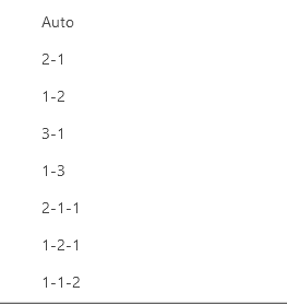 create columns layout